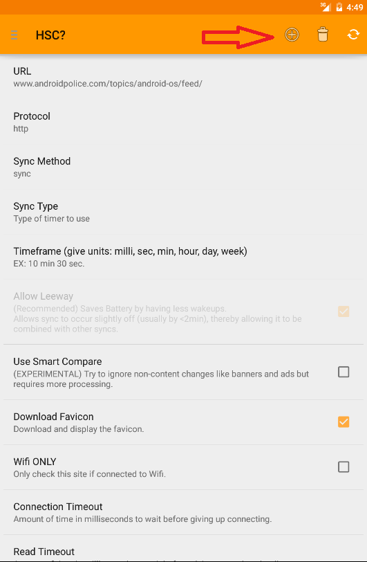 HasItChanged, Aplikasi Android Untuk Memunculkan Notifikasi Update Website Kesayangan