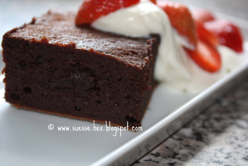 Dies Und Das Und Susse Sachen Schokoladen Pie Mit Frischen Erdbeeren