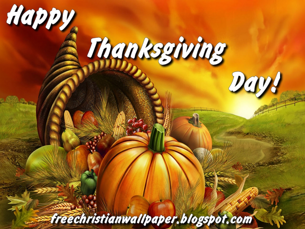 Christian Wallpaper: Happy Thanksgiving Day!