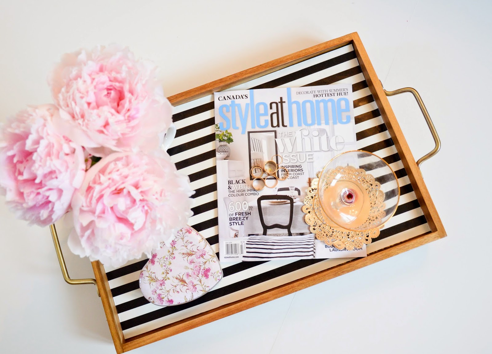 Nav K Brar DIY DOUBLE SIDED TRAY LINER BY KATE SPADE