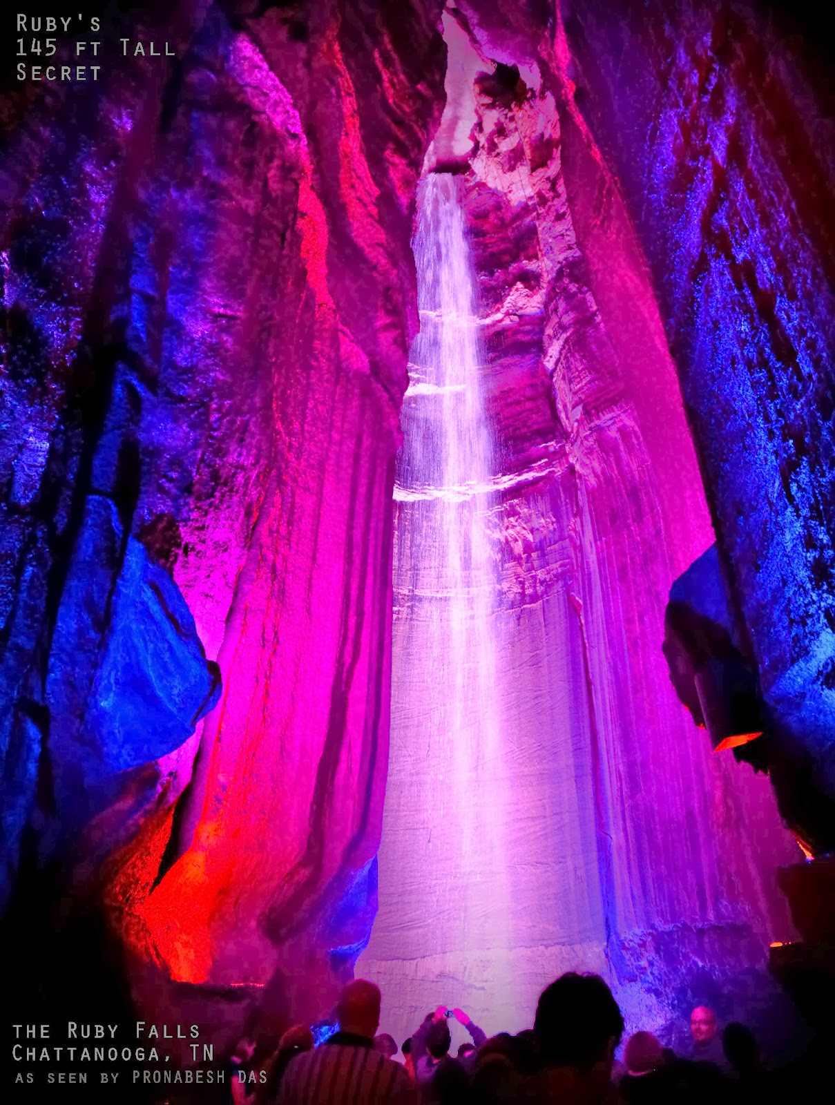 twelve letters Ruby Falls and Rock City
