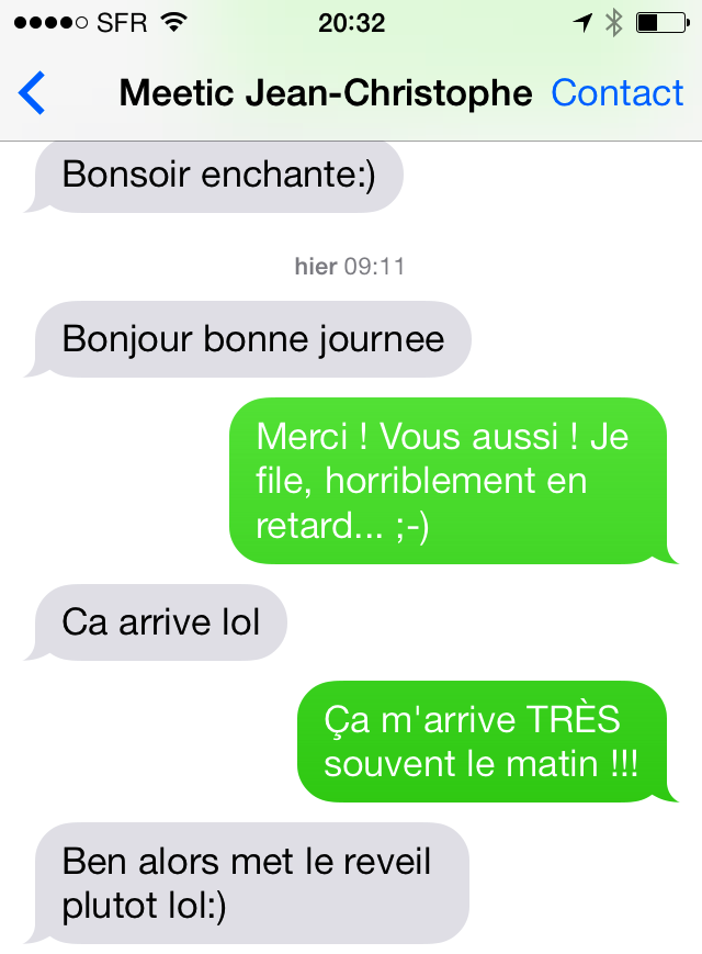 que pensez vous des rencontres sur meetic