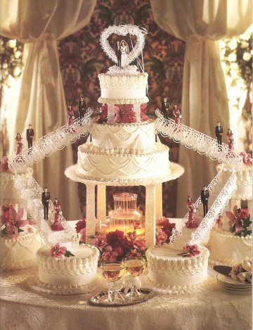 Many of my friends know my position on wedding cake with columns 