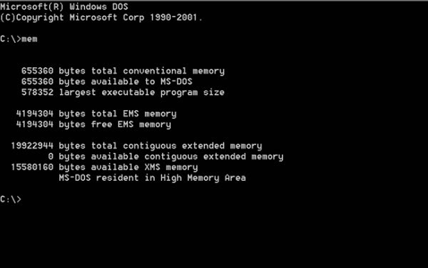 dos prompt dos prompt