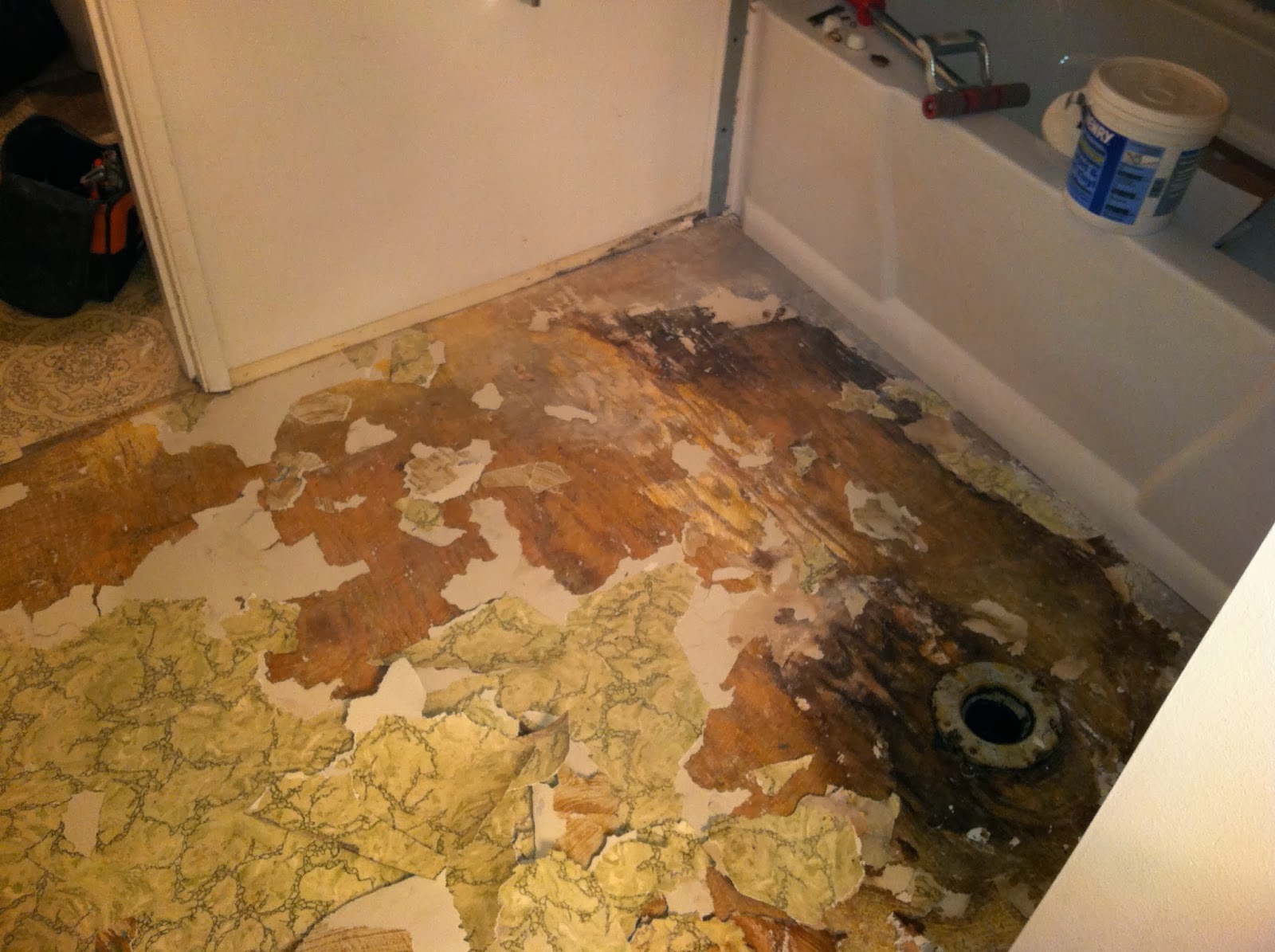 Consider It Done Construction Bathroom Floor (with dry rot)