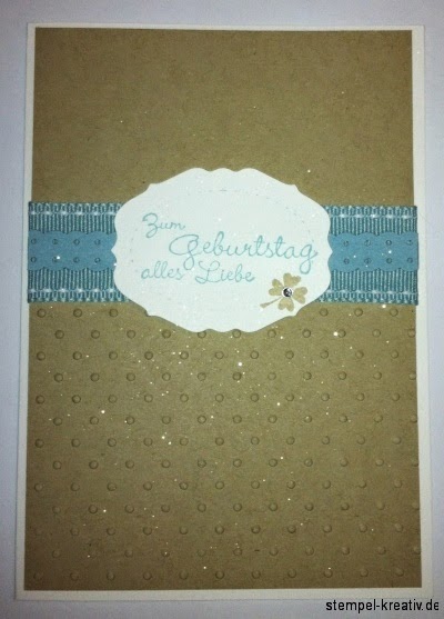 Geburtstagskarte Stampin up