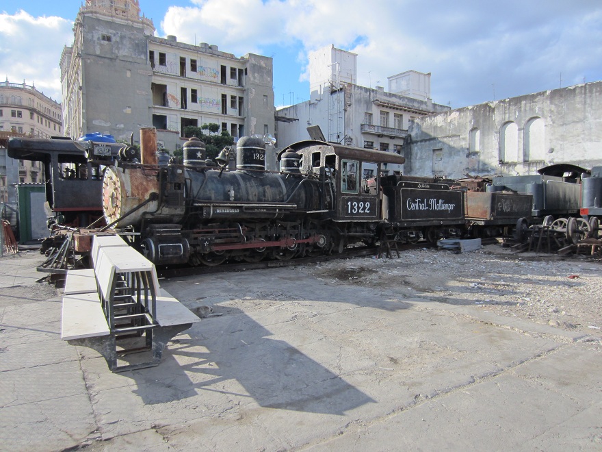 Cuban Cigars, Culture & Lifestyle Train Junk Yard, Havana, Cuba