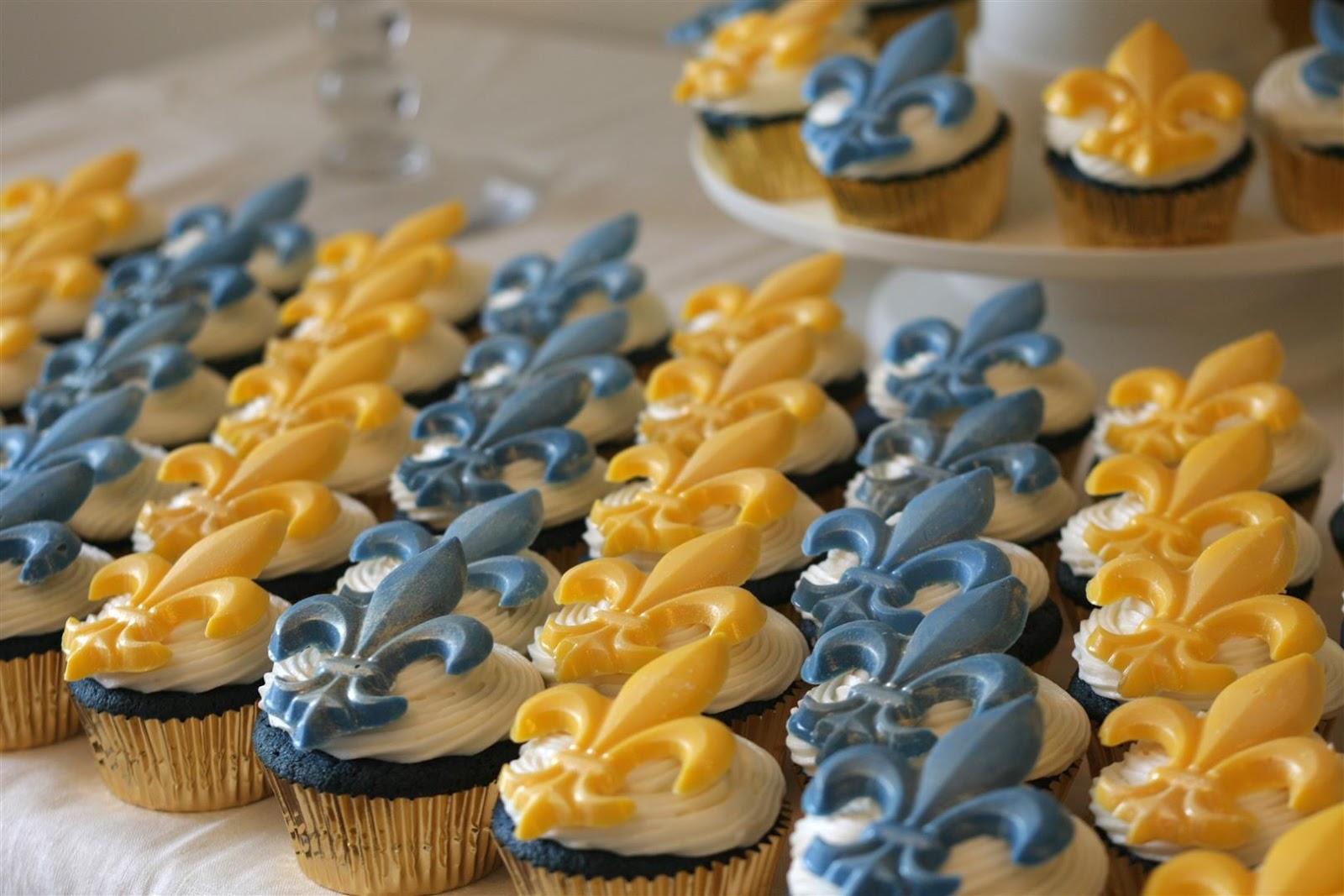 Patty Cakes Bakery Blue and Gold Banquet