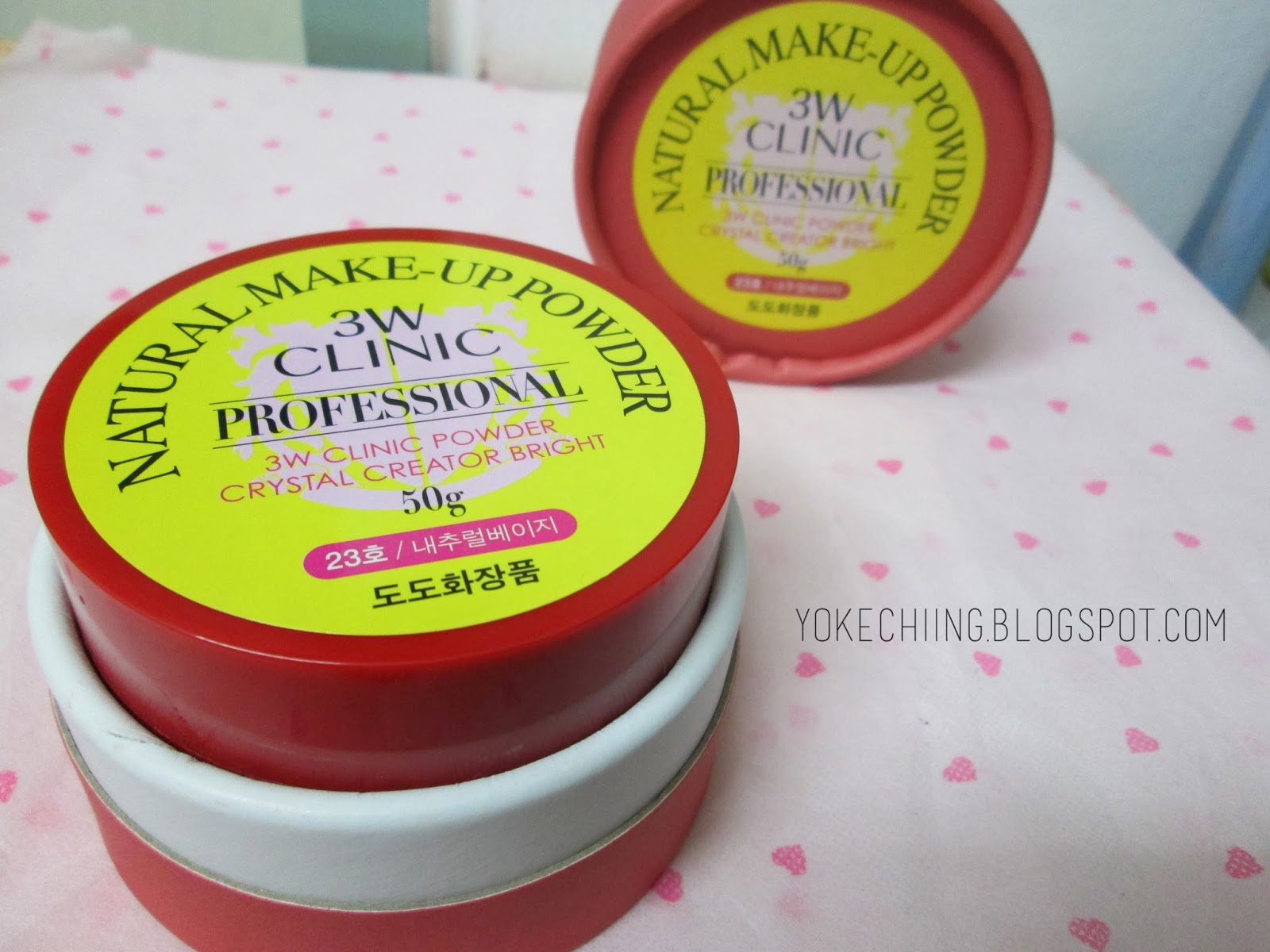 3W CLINIC natural make-up powder