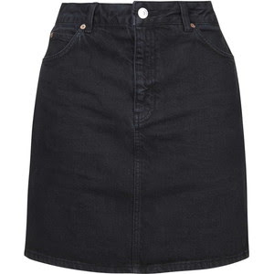 high-waisted denim skirt by MOTO Topshop
