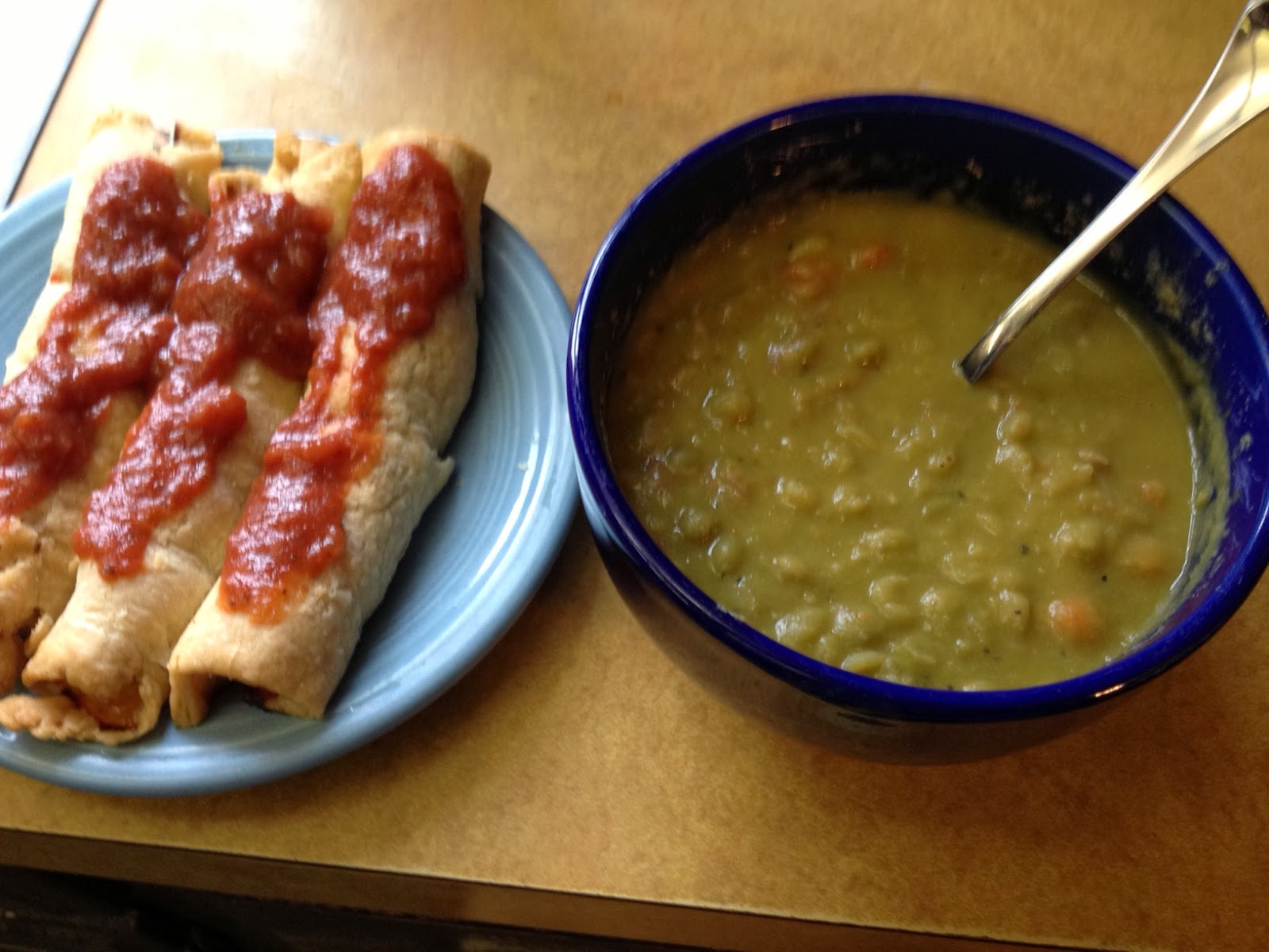 Good Food Down on the Farm Pea Soup and Pigs in Blankets Hearty Winter Fare!