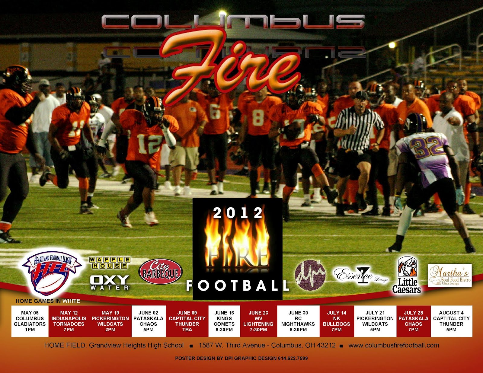Columbus Fire Football 2012