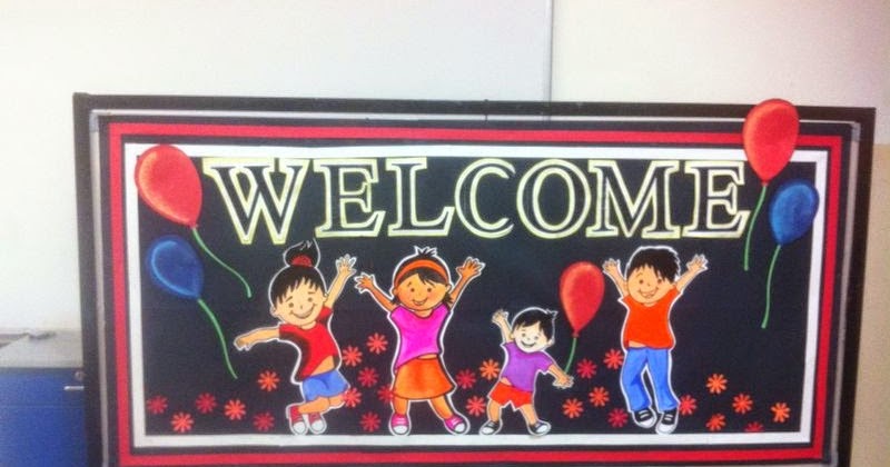 Art ,Craft ideas and bulletin boards for elementary schools: Welcome