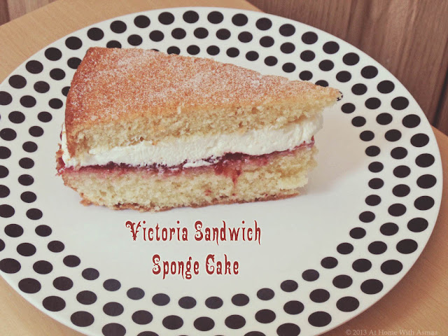 victoria sandwich sponge cake recipe | Halal Home Cooking