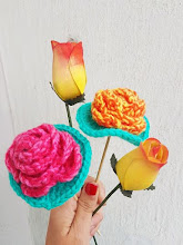 Rosas a crochet