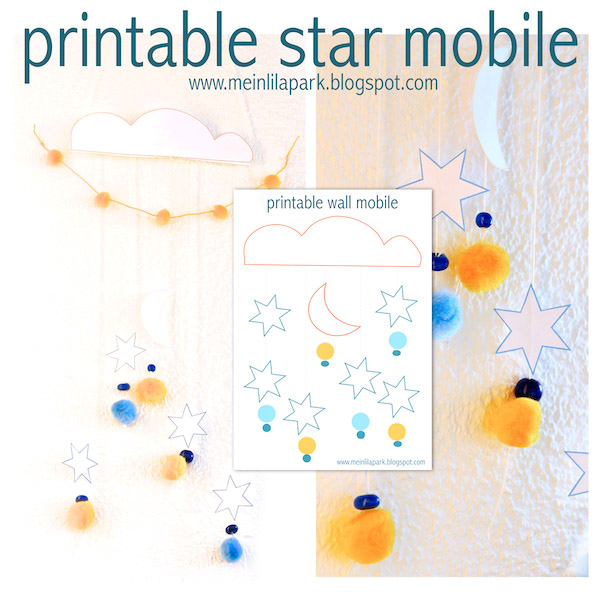 free printable DIY nursery mobile - ausdruckbares mobile - freebie ...