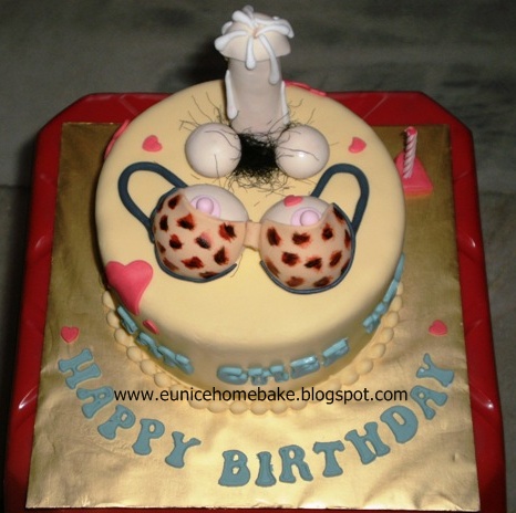 Eunice Home Bake (Klang): Happy B day to Hubby - Sexy Cake