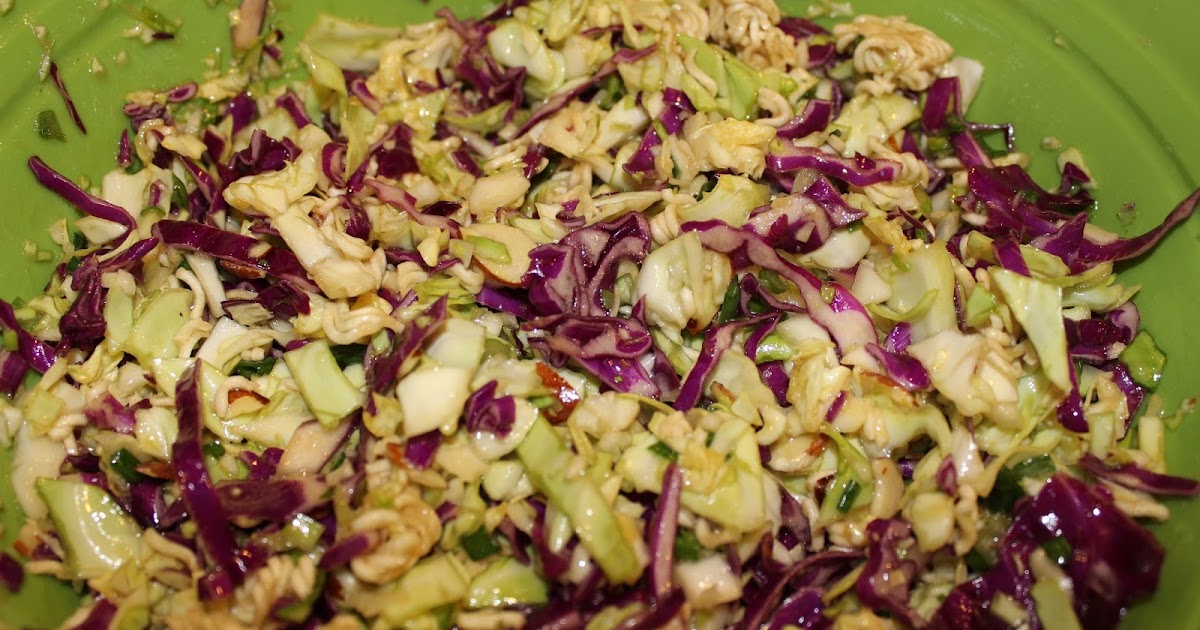 A West Coast Life Ramen Cabbage Coleslaw