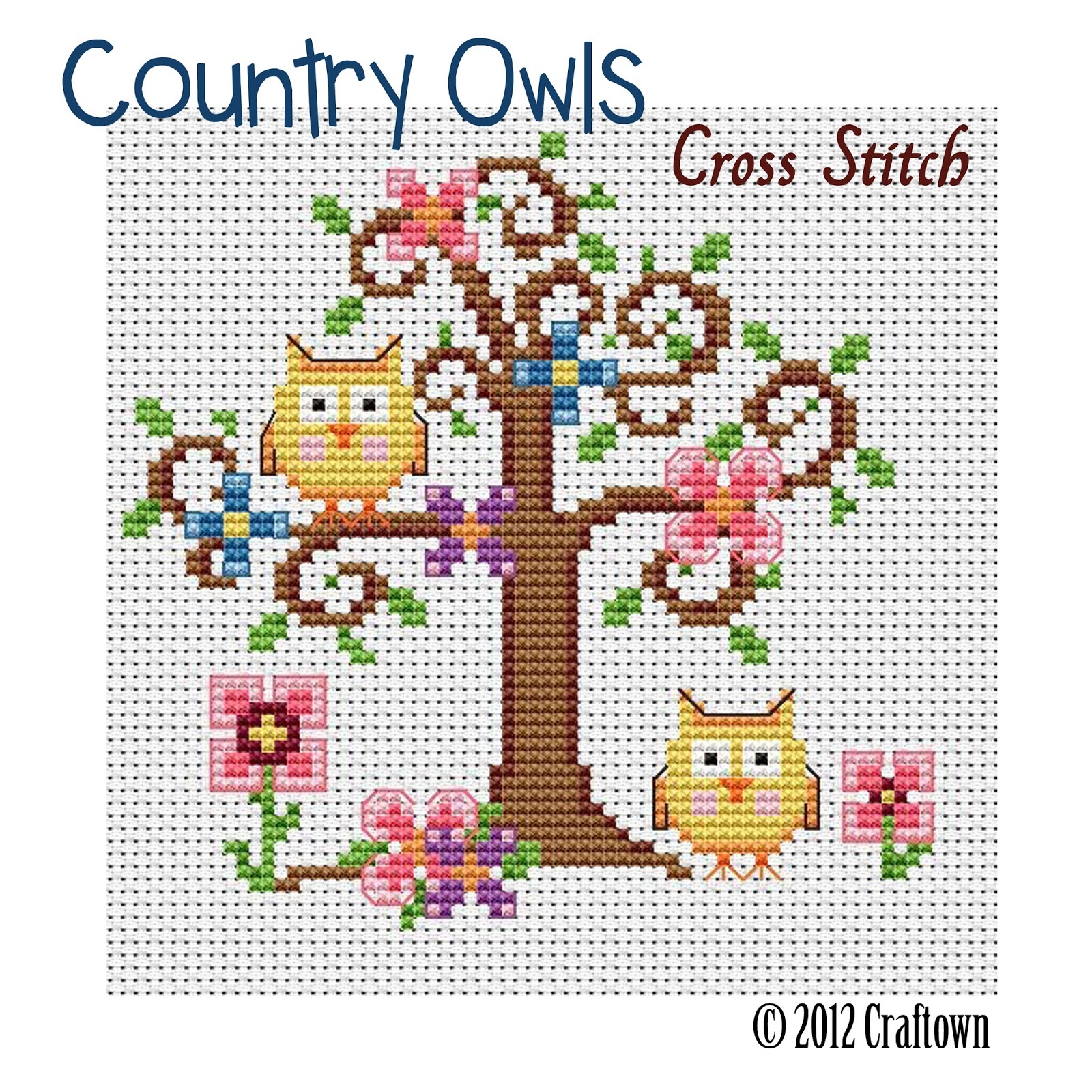 Χειροτεχνήματα σχέδια με δέντρα για κέντημα /tree cross stitch patterns