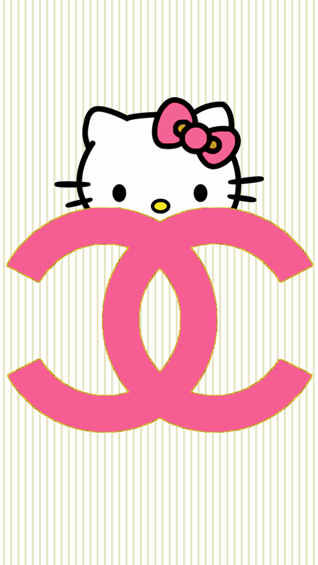 My Cute Fonts: Freebie - Kitty Chanel Wallpaper