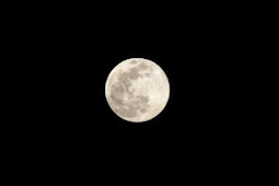 Beauty of the Supermoon in Sky Jakarta