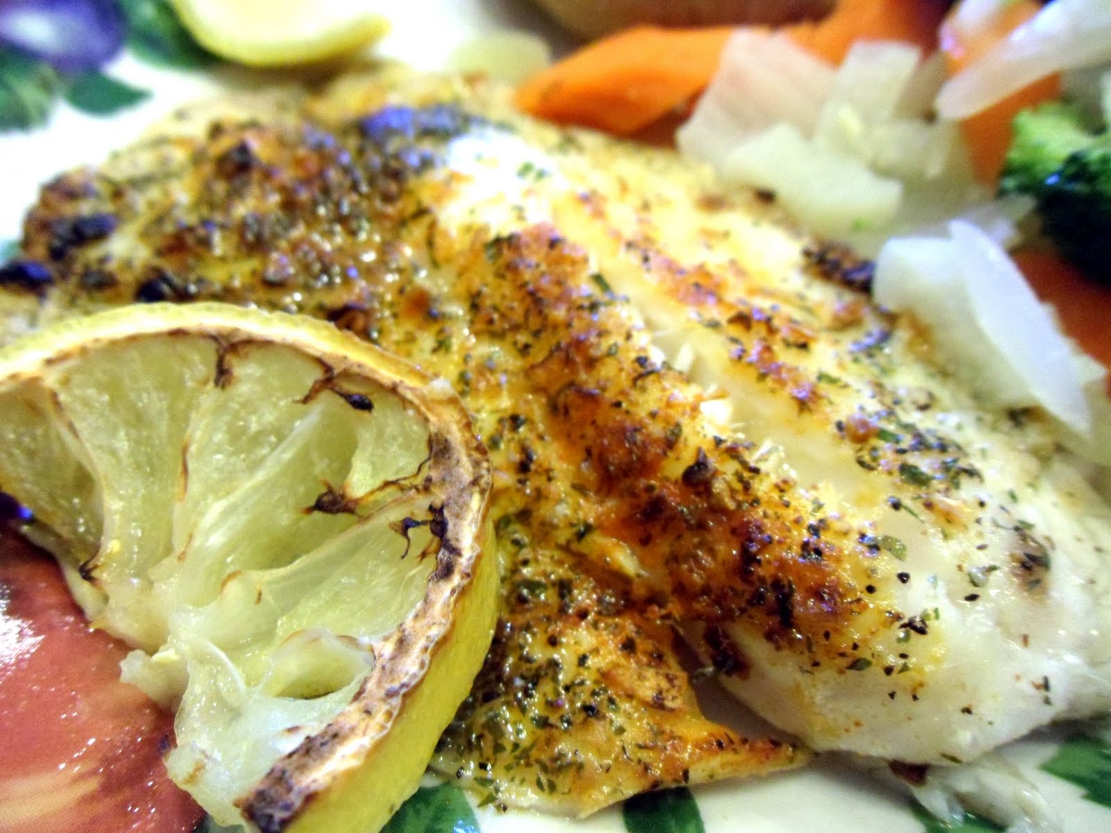 The SexyChef Liz Lemon Baked Tilapia