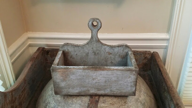 Gray Reproduction Wall/Candle Box - This one is SOLD but can be ordered.