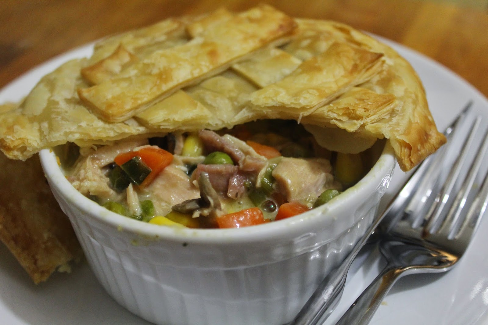 Turkey Ham and Vegetable Pot Pies A Dash Of Flavour Printable Recipes
