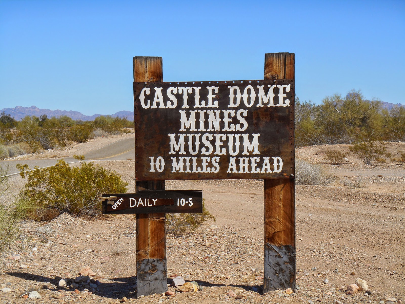 Bob & Sharon'sTravel Adventures Castle Dome Mines 02/26/15 Yuma, AZ