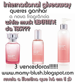 Internacional Giveaway White Musk LIBERTINE TBS