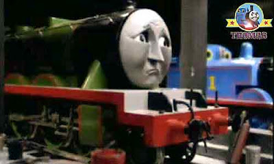 Night railway shed roundhouse Thomas n friends Henry engine Edward Percy Gordon Thomas the train