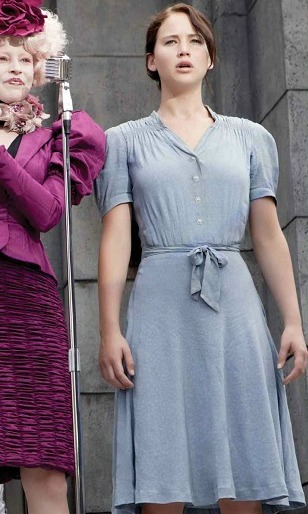 Katniss Everdeen Blue Dress For Sale