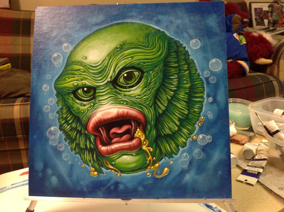 James Groman Classic Universal Monster Paintings