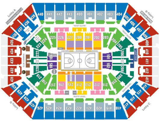 Bradley Center Marquette Seating Chart