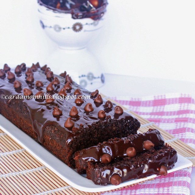 Cardamom Hills WHOLE MEAL CHOCOLATE CAKE WITH FLAX SEEDS