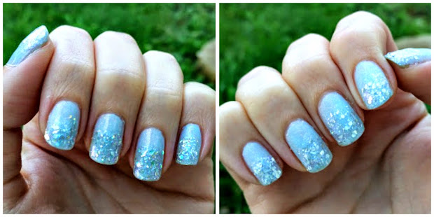 random heather cinderella nails