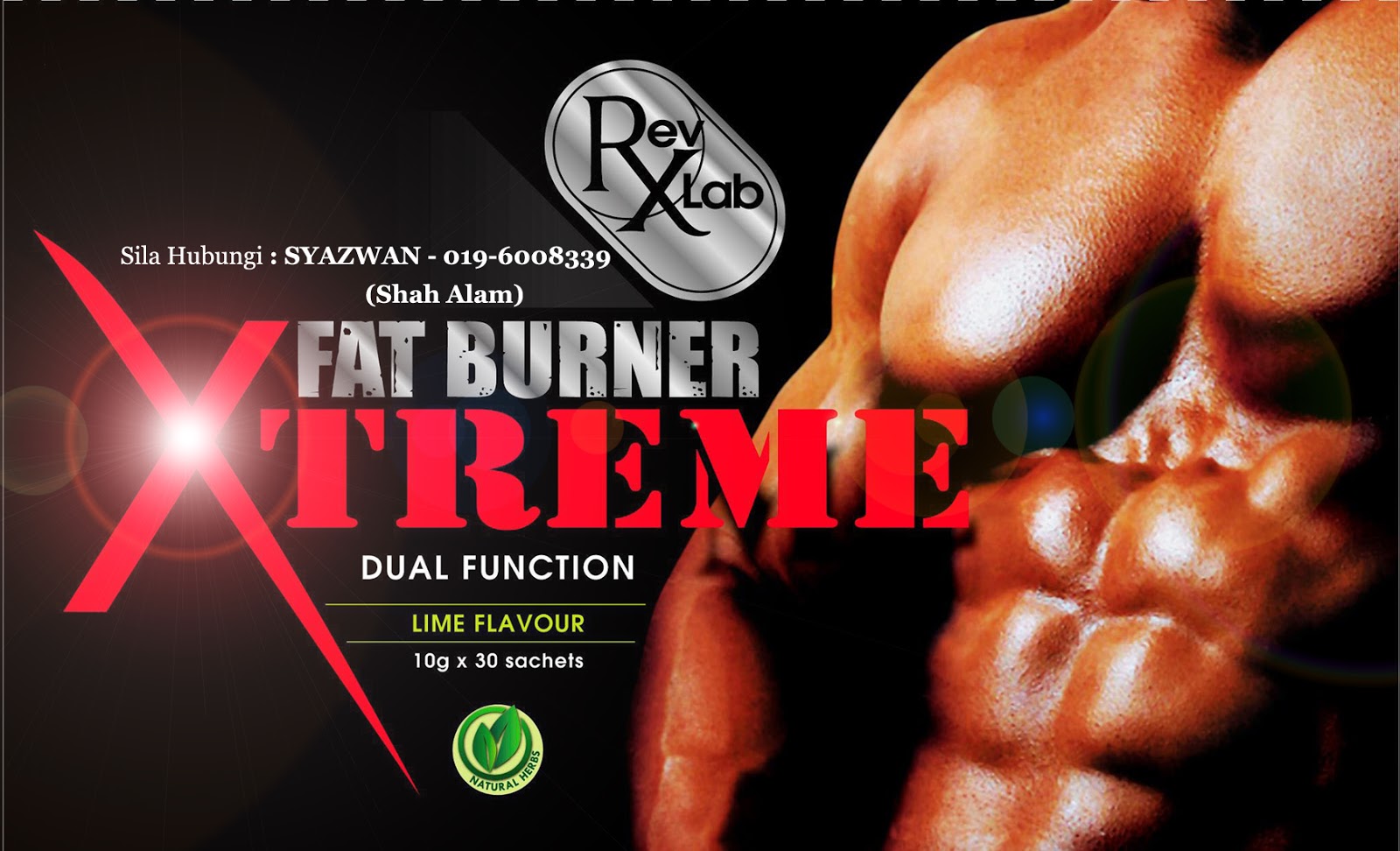 FAT BURNER EXTREME SUPPLEMENT FITNESS & BINA BADAN