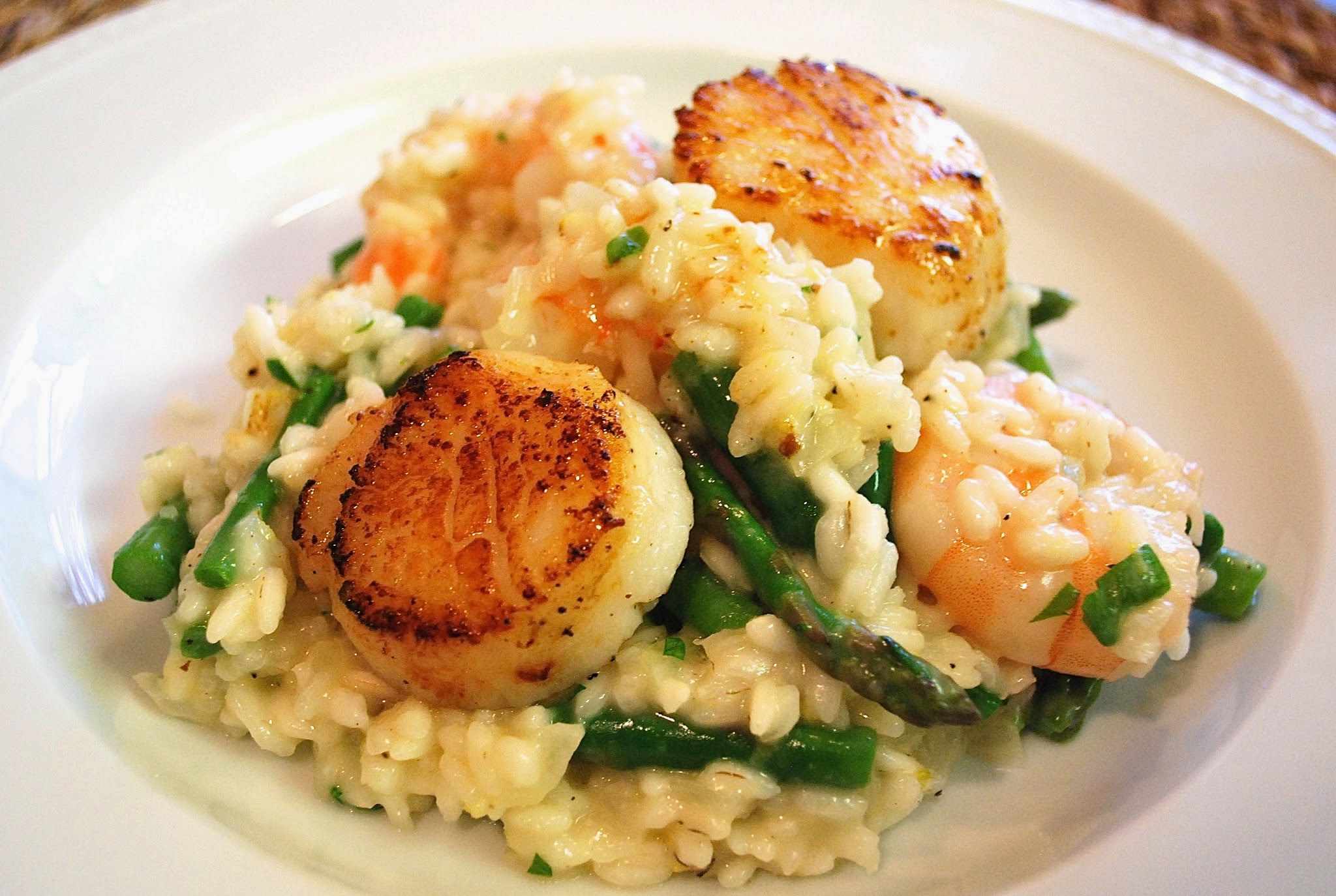 Lemon Asparagus Risotto with Seafood Bevy Richmond