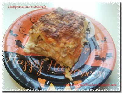 Lasagna zucca e salsiccia