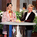 katy perry coi baffi da ellen