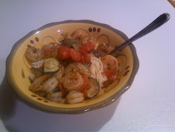 Sauted Shrimp and zucchini