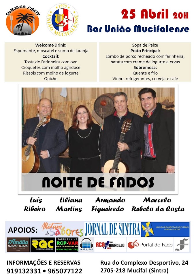 NOITE DE FADOS EM SINTRA!