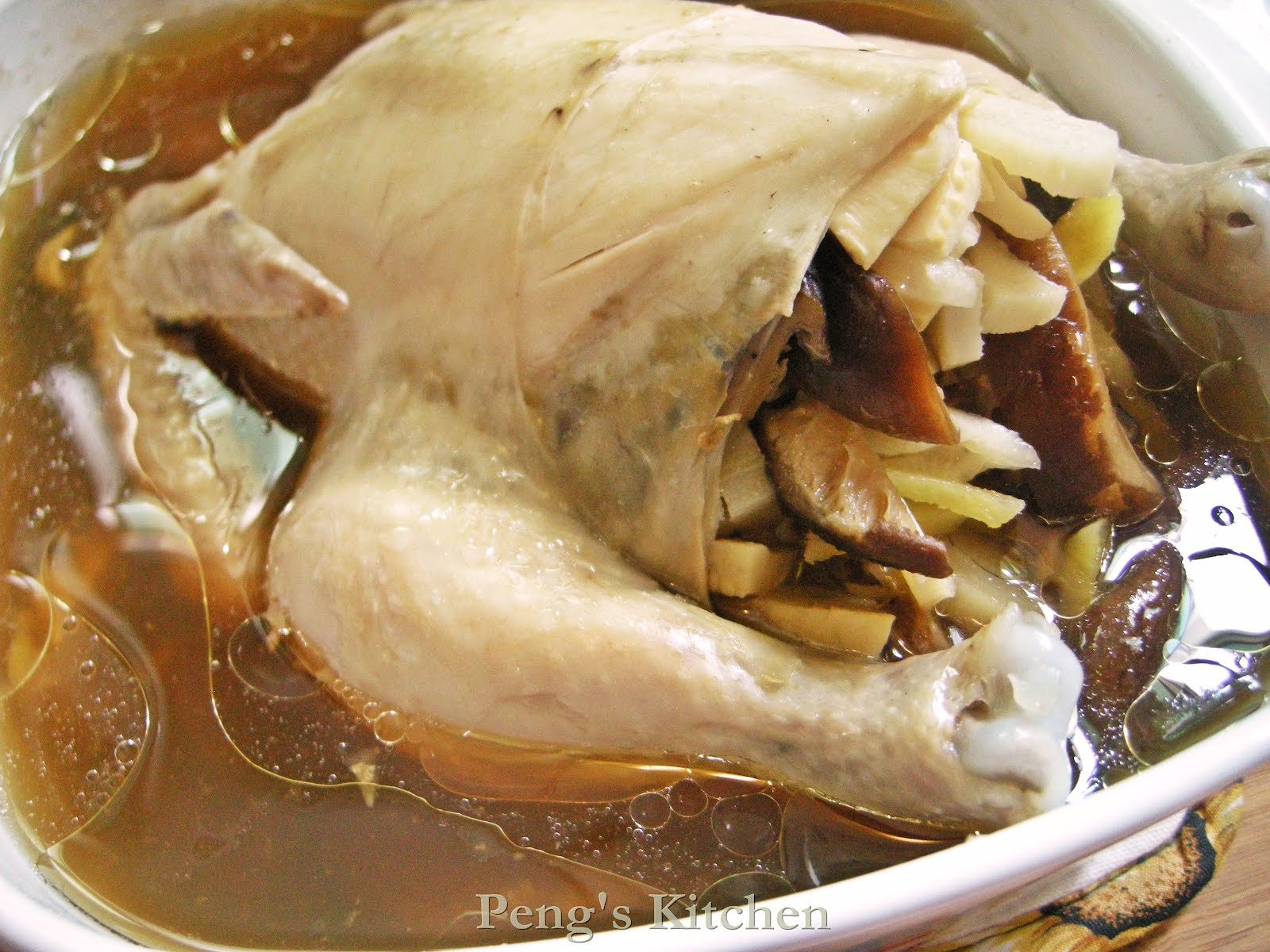 Peng's Kitchen Spring Chicken with Bamboo Shoots & Mushroom