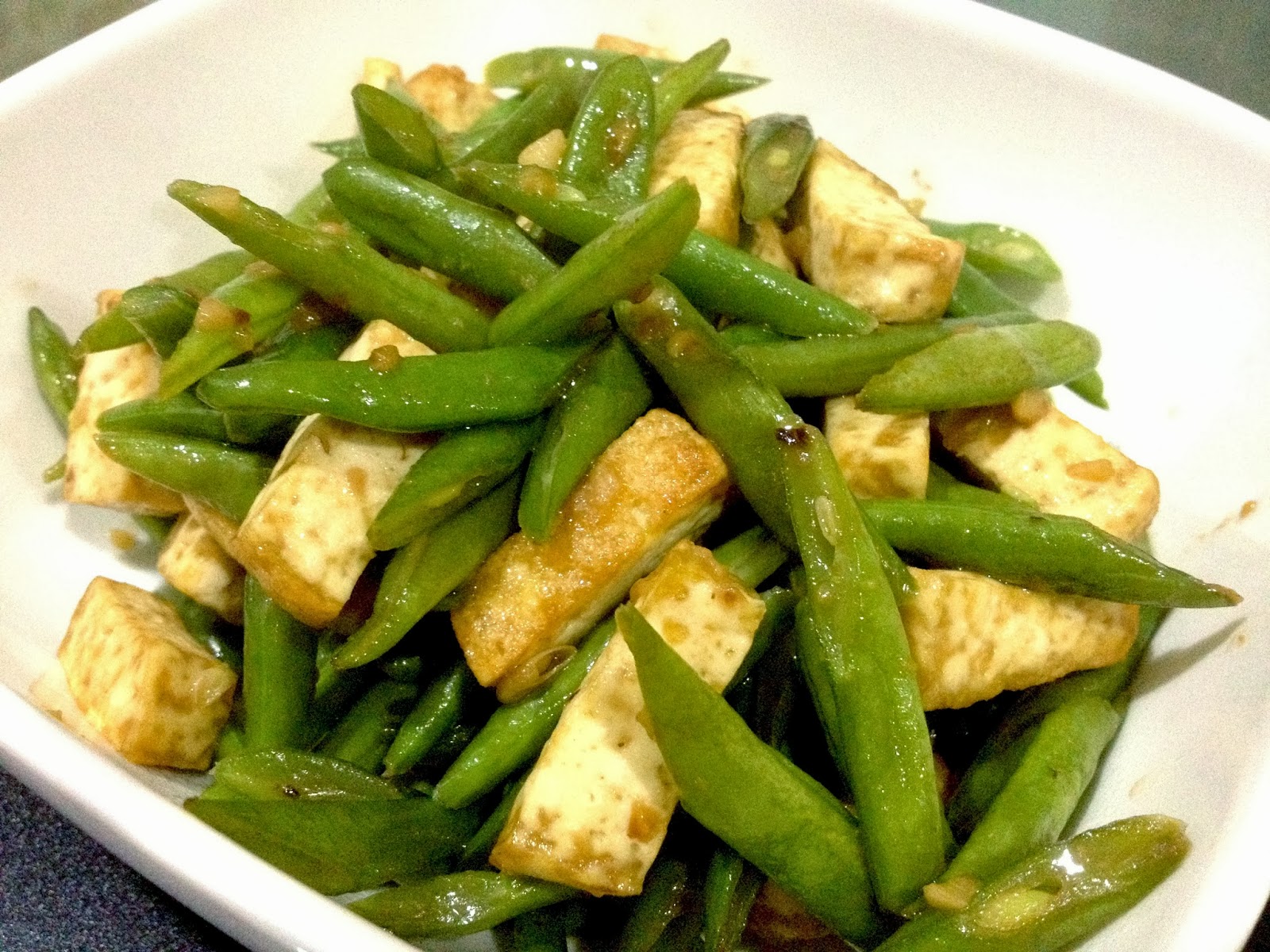 Table 44 Table For Four Chinese Style Wok Fried French Beans Recipe