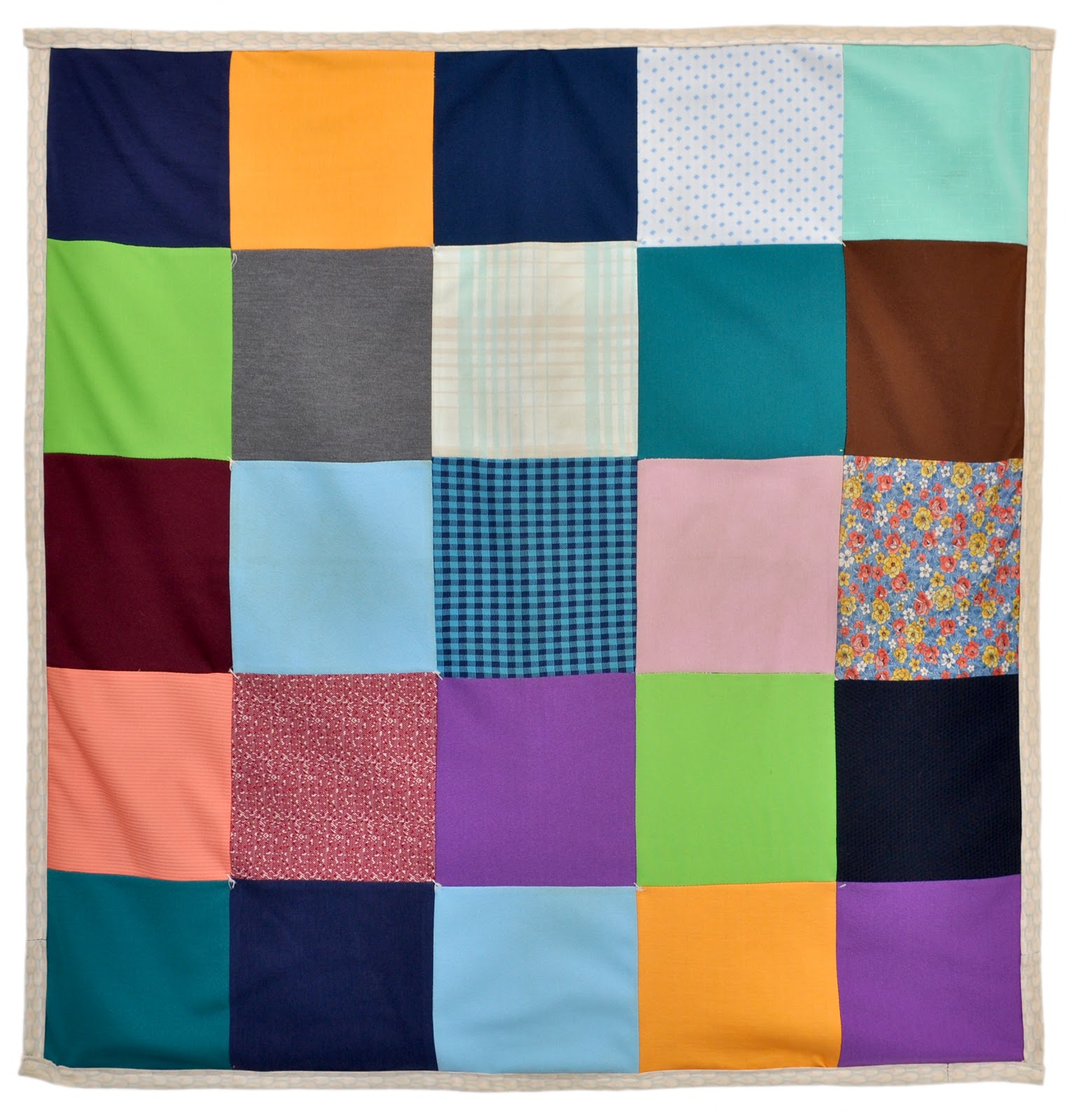 Wonkyworld Polyester Patchwork Crib Quilt