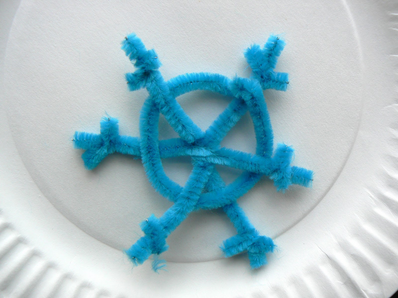 Having Fun at Home Borax Crystal Snowflakes