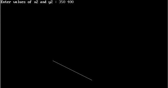 C Program To Generate Line Using Dda Algorithm C Program To Generate Line Using Dda Algorithm