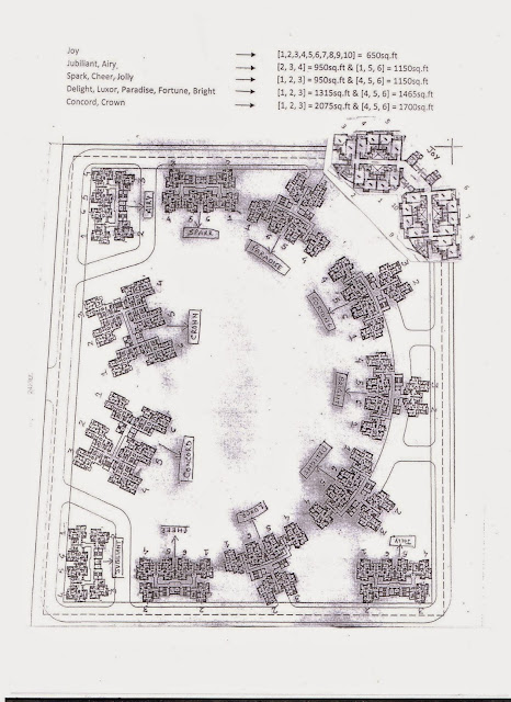 Site Layout of Sikka Kaamna Greens