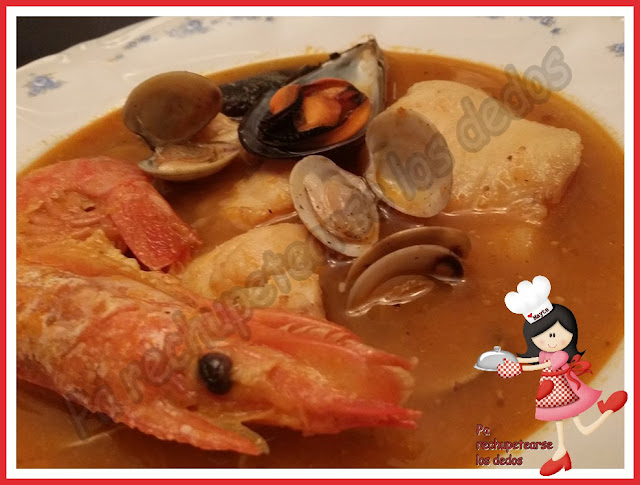 * Sopa De Mariscos (tradicional)
