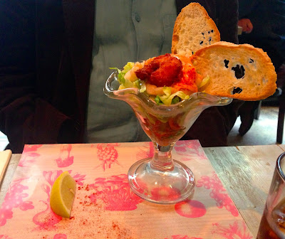 Prawn cocktail, Bills Restaurant, Cardiff Prawn cocktail, Bills Restaurant, Cardiff